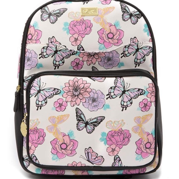 Betsey Johnson Handbags - NWT Betsey Johnson floral and butterfly backpack